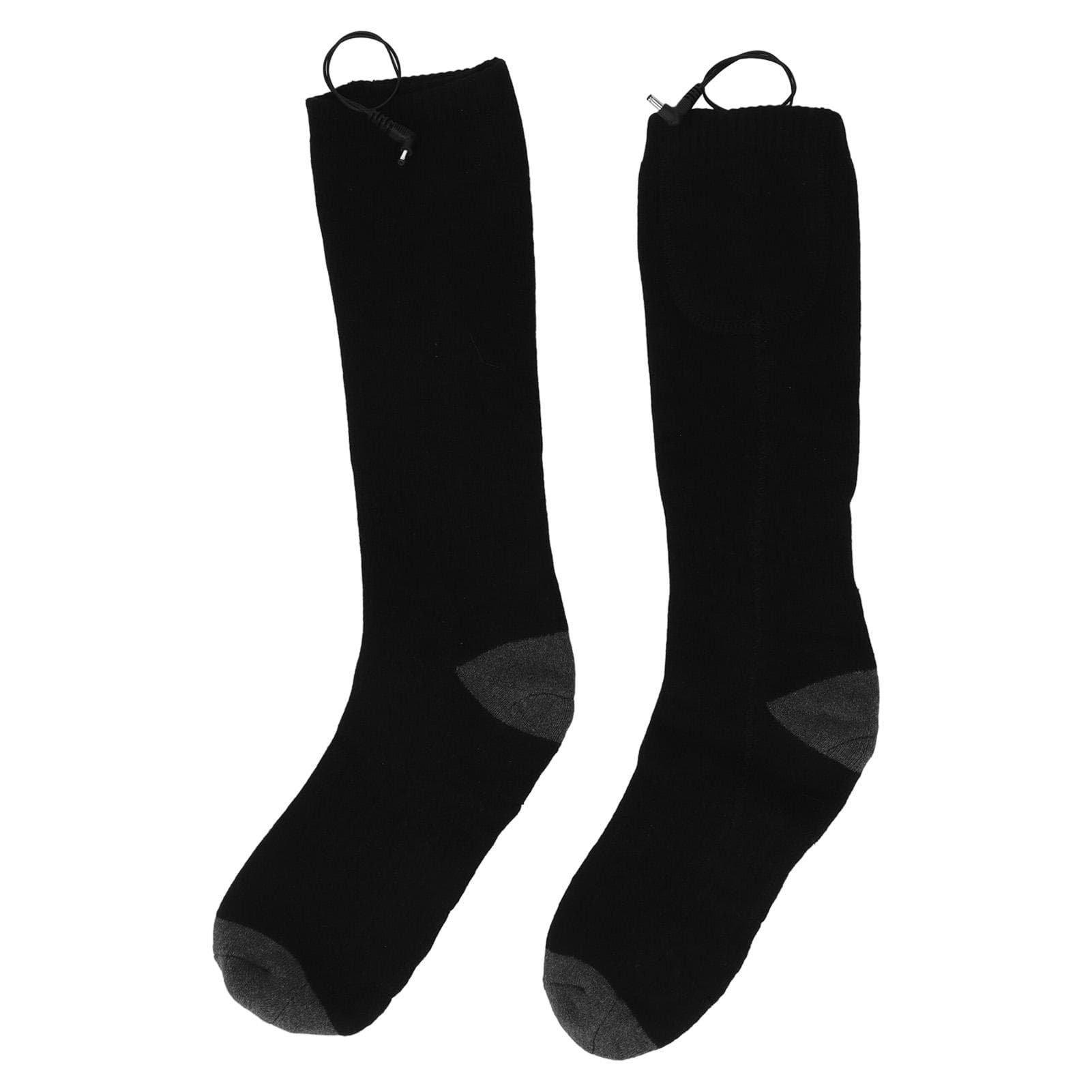 1 Pair Electric Heated Socks 3 Levels Temperature Control 2200mah Heated Socks Rechargeable for