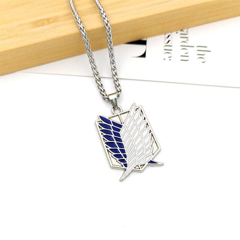 Japan Anime Attack on Titans Pendant Necklace for Women Wings of Freedom Men Neck Chain Choker Cosplay Jewelry Accessories Gifts 1 PCS