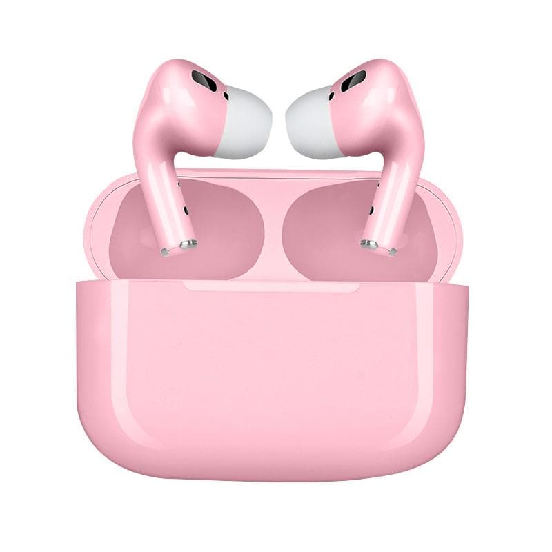 TWS Earphones Pop Up Earbuds In-ear Sensor Bluetooth Earphones Touch Control Headset pink
