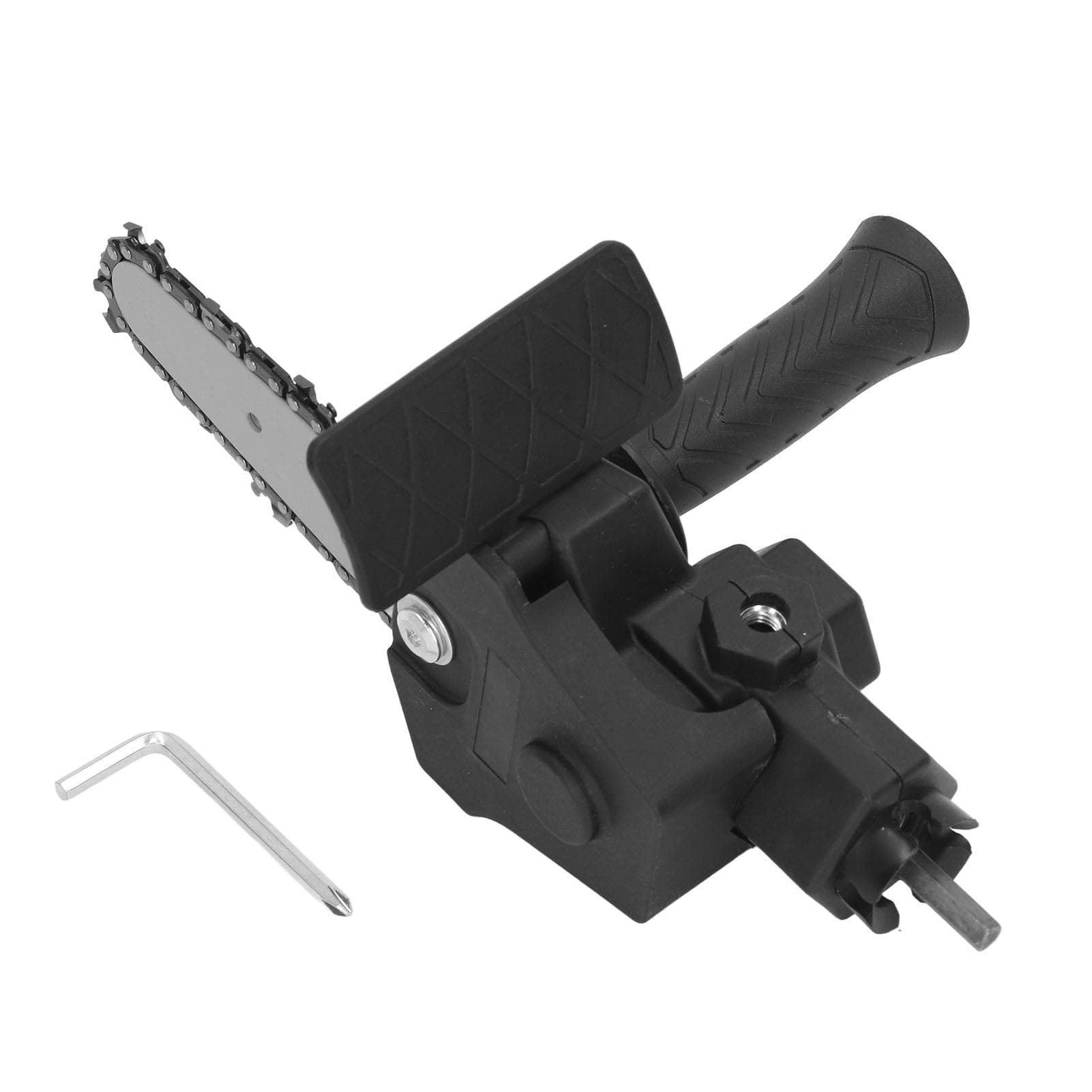 Saw Conversion Head Adapter Stainless Steel Plastic Handle Easy Assembly Electric Drill to Saw For 4in Electric Drill