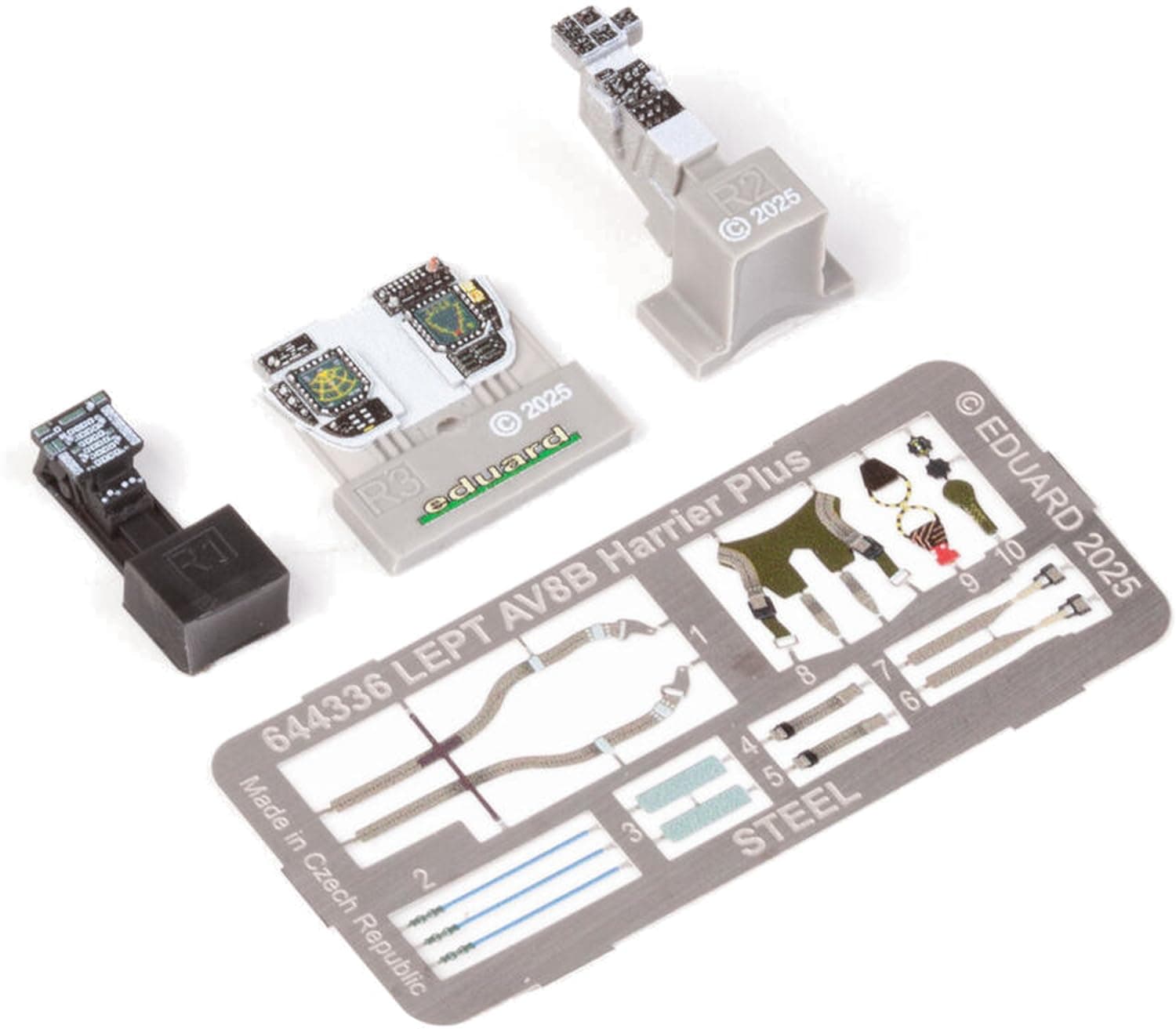 Eduard Look Harrier Instrument Panel UMa Plastic Model Parts EDU644336 1/48 AV-8B II+ (for Models) (Airplane)