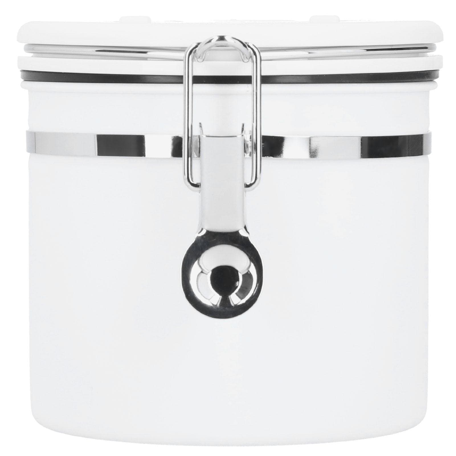 Stainless Steel Sealed Canister Coffee Flour Sugar Container Storage Jar with Release ValveS S
