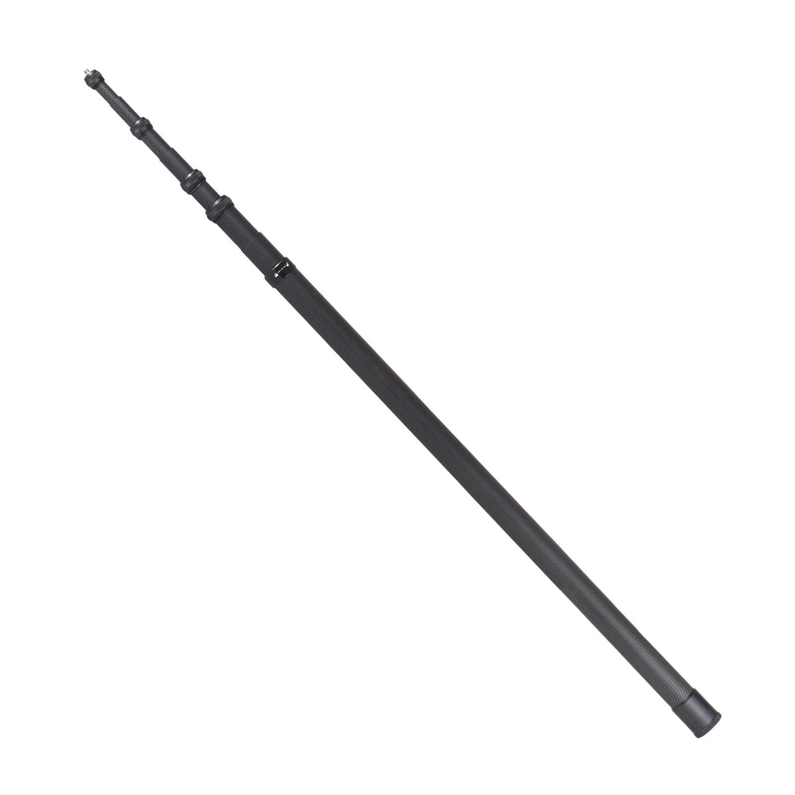 500cm/197in Portable Selfie Stick Carbon Fiber Stand Camera Bracket 1/4 Inch Screw Mount Compatible black
