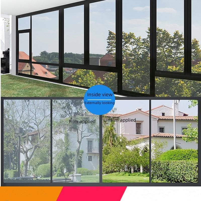 Thermal Insulation Film Glass Sunscreen Film Self-adhesive Anti-peeping Single Complaint Perspective Film 50cm*5m