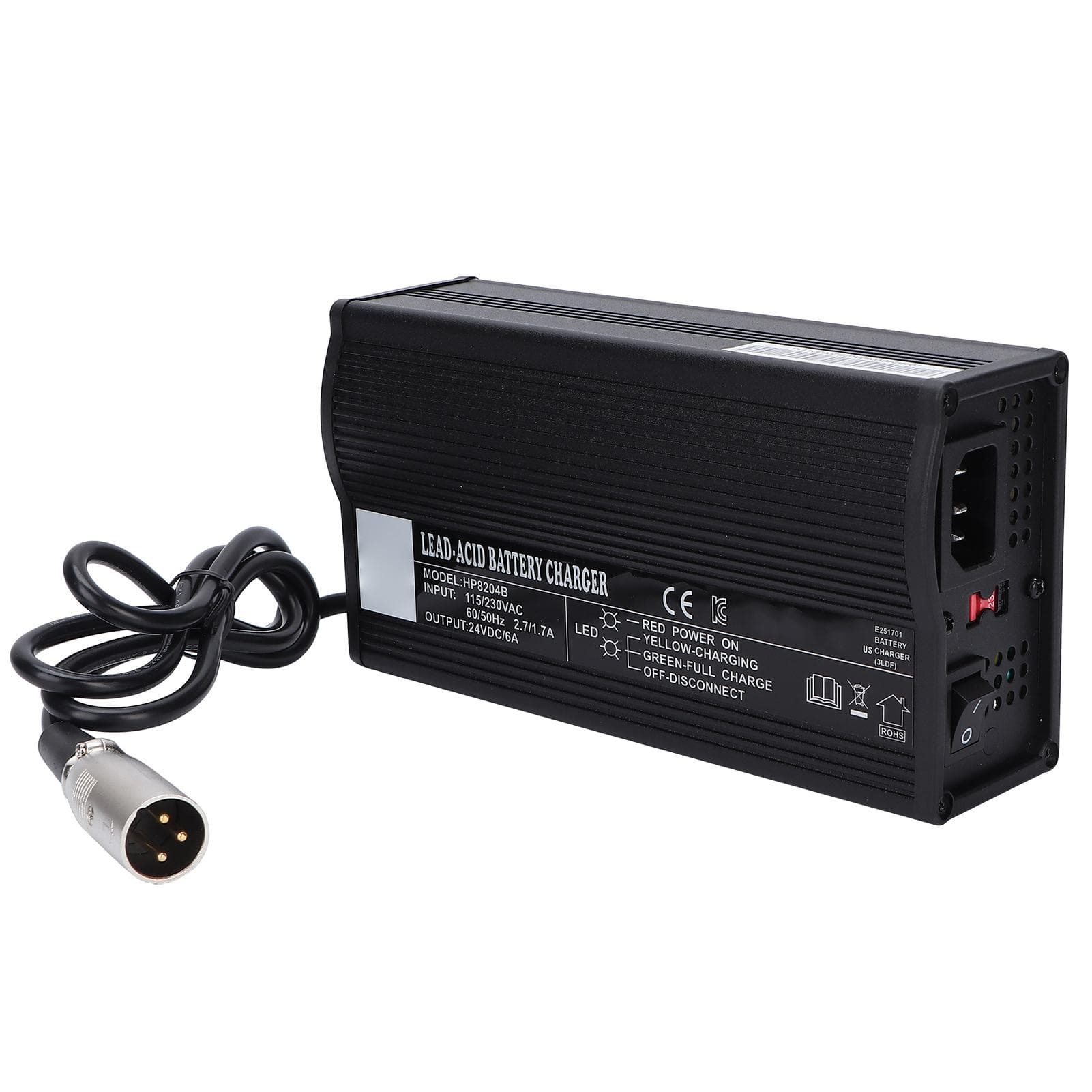 Mobility Scooter Wheelchair Battery Charger Wheelchair Accessory 115 Adjustable Voltage US PLUG