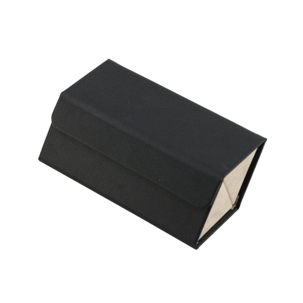 Multi Slot Sunglasses Organizer Foldable Glasses Jewelry Storage Box Portable PU Leather Eyeglasses
