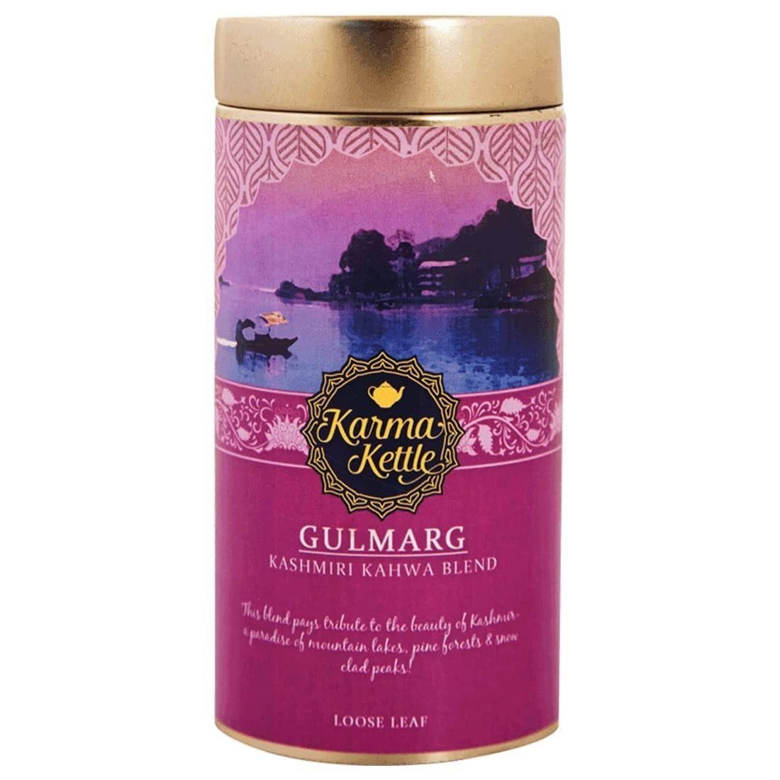 Kashmiri kahwa tea (50 g), Gulmarg, Karma Kettle
