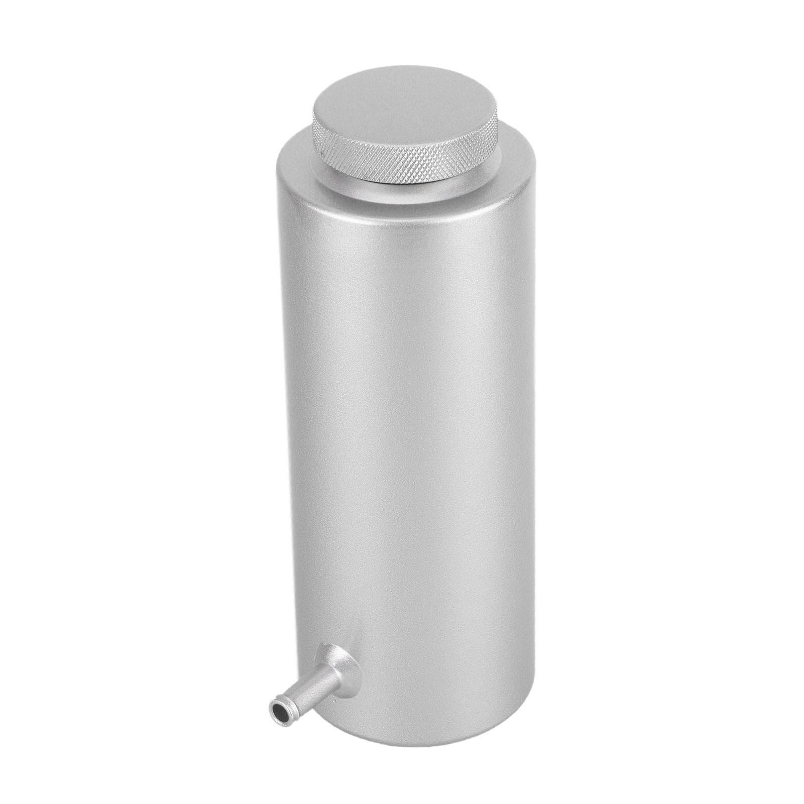 Radiator Coolant Aluminum Catch Tank 80ml Overflow Reservoir Automobile UniversalSilver silver