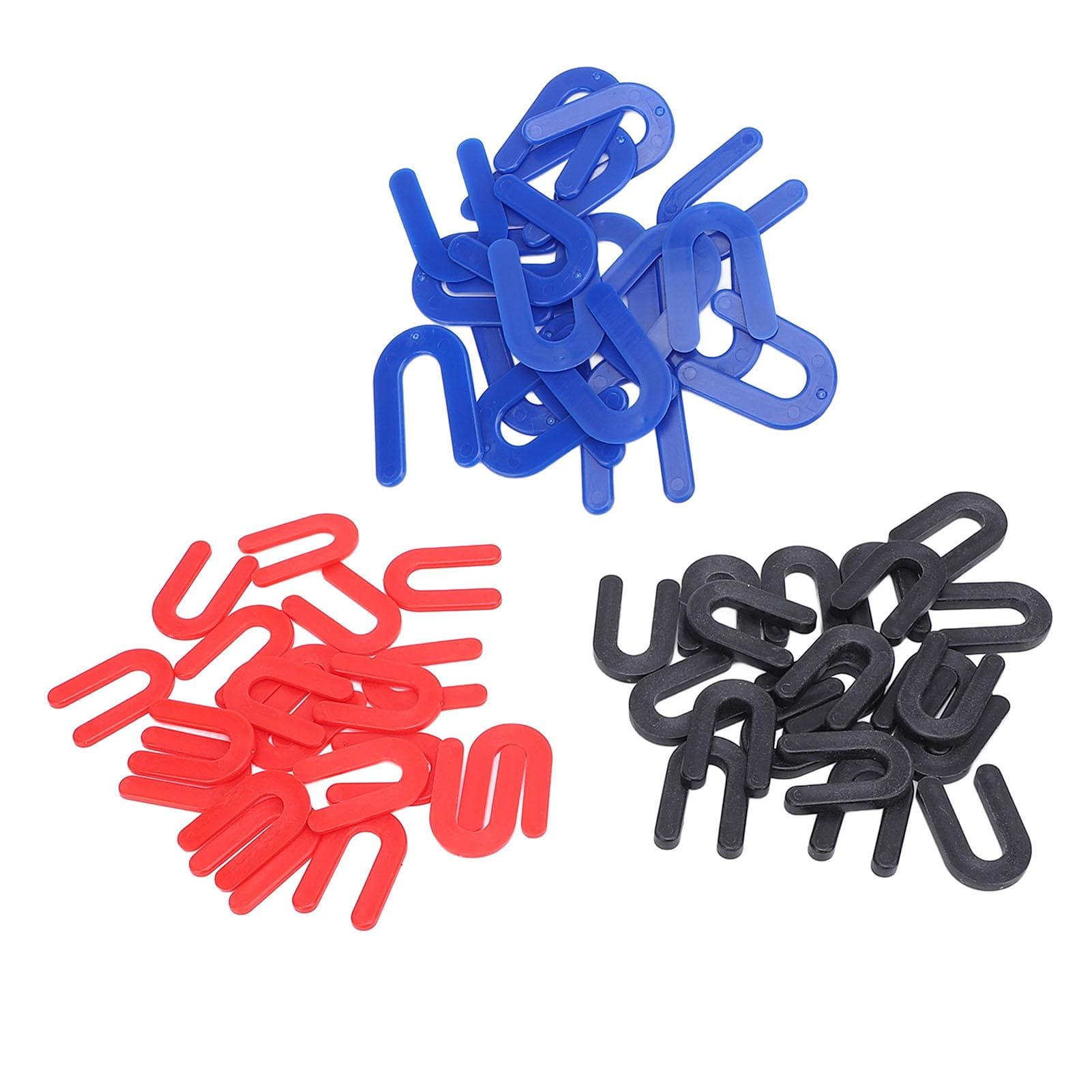 60pcs Plastic Shims Horseshoe Shims U Shaped Tile Spacers 1/4in 1/8in 1/16in Auto Lift Installation