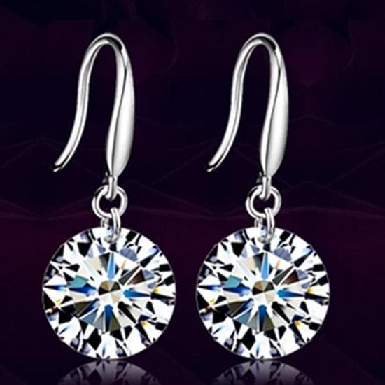 Loose diamonds earrings long section high-grade zircon earrings women earrings