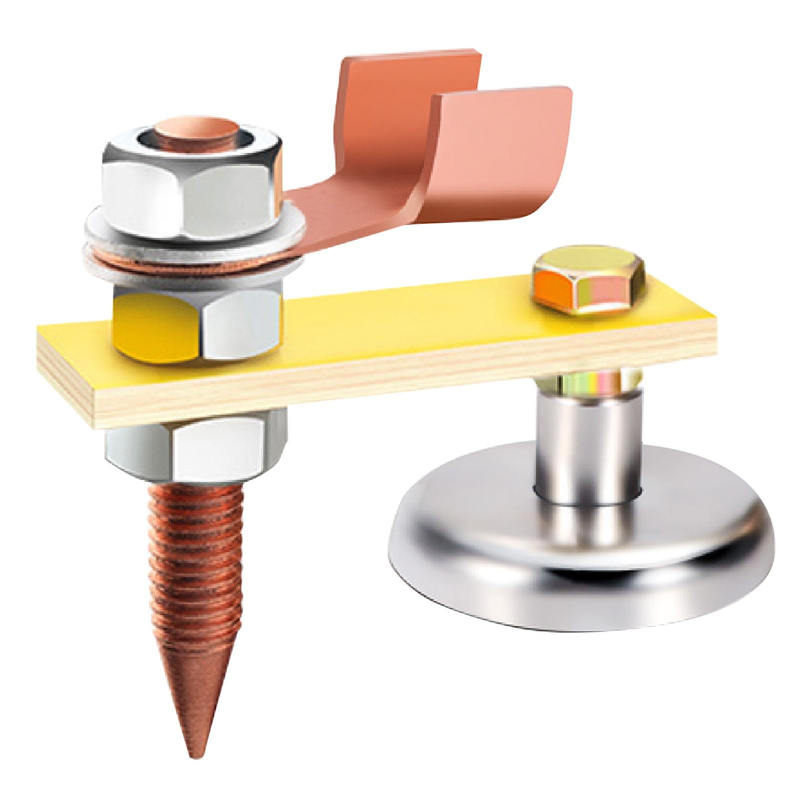Welding Magnet Head Spotter Connector Auto Bodywork Spotter Tools Welding Machine Ground Connector multicolour