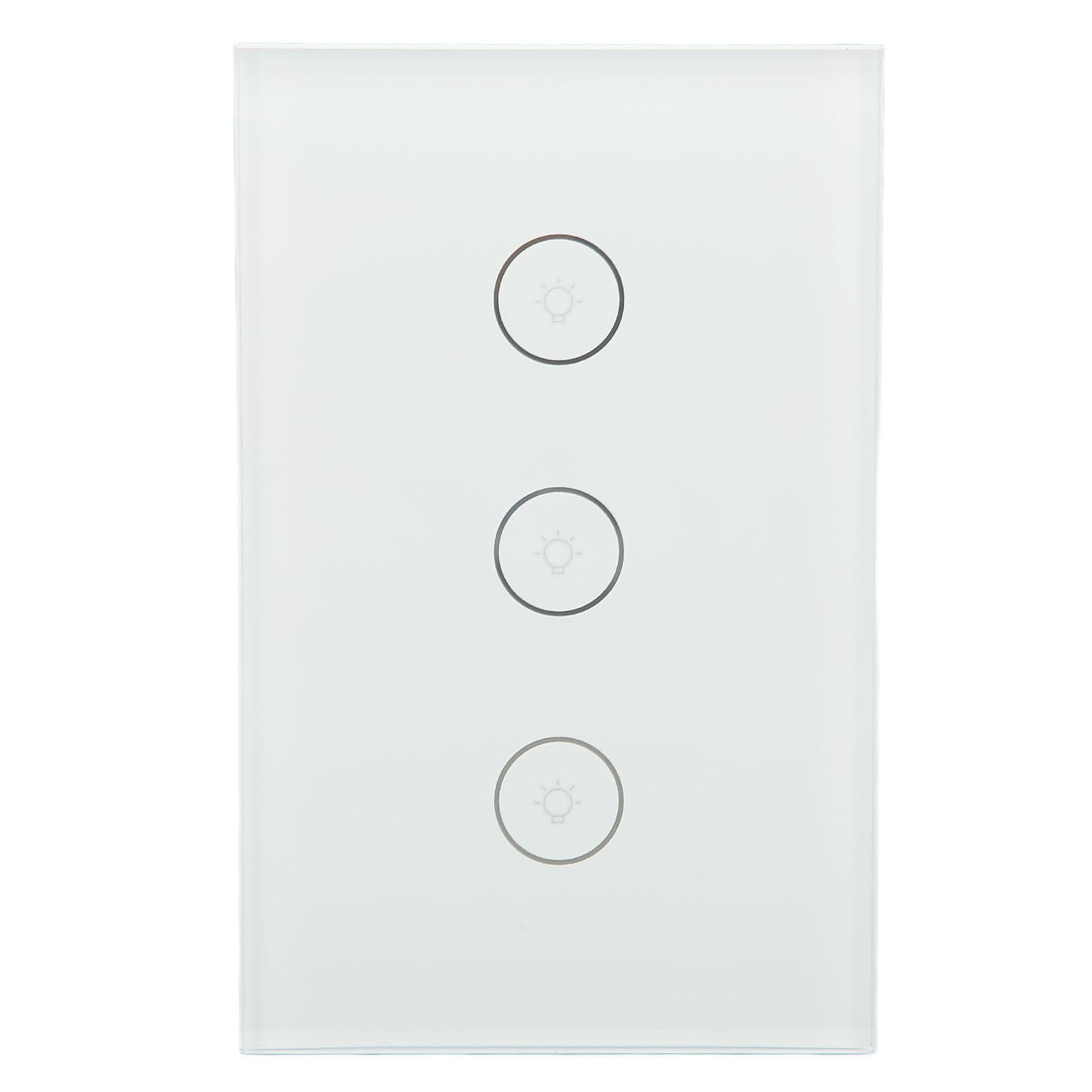 WiFi Smart Light Switch Remote Control Support Voice Control Timing Sensitive WiFi Touch Switch US Plug