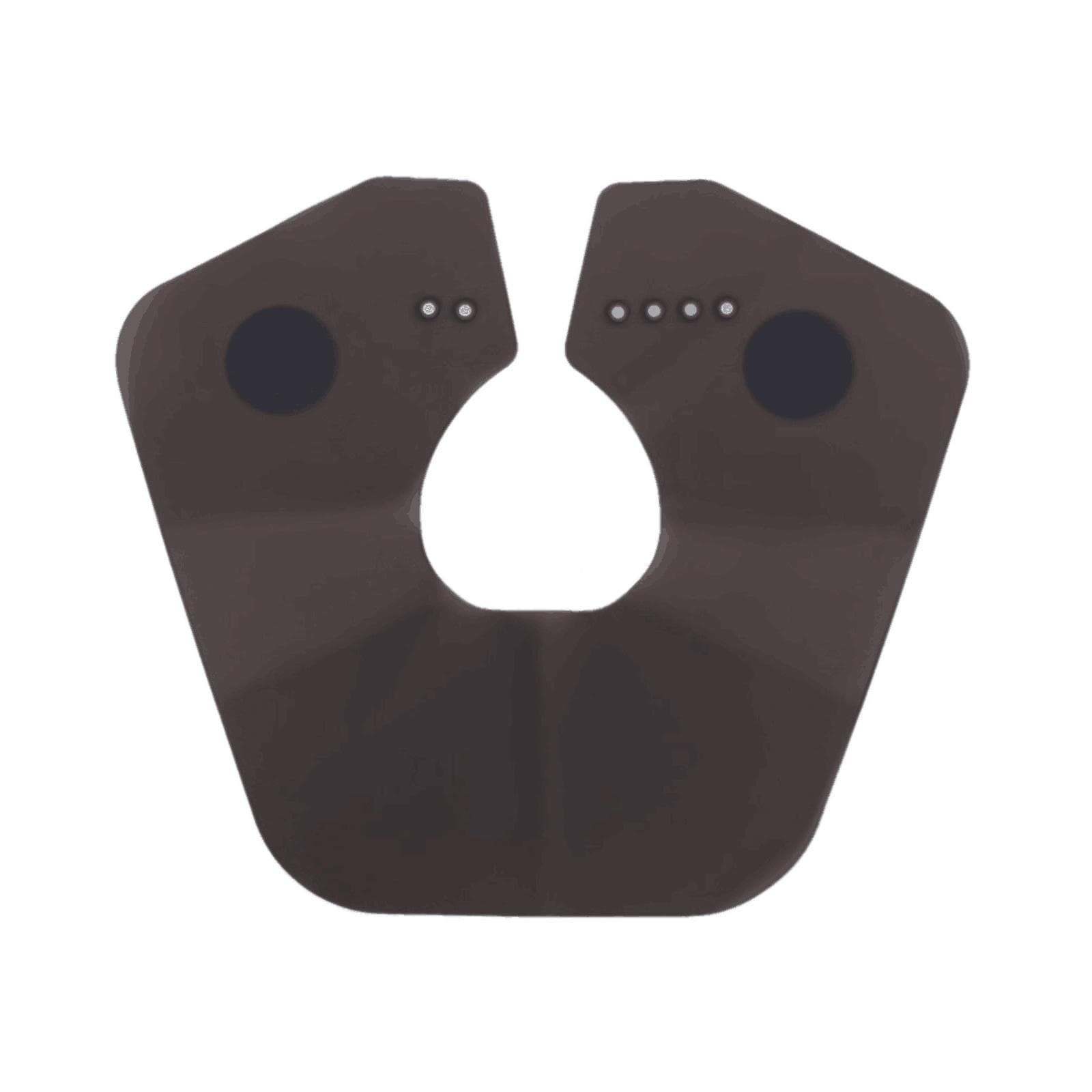 Silicone Neck Cape Adjustable Apron for Haircut Hair Dye Hairdressing Cutting Collar for Hair Salon black