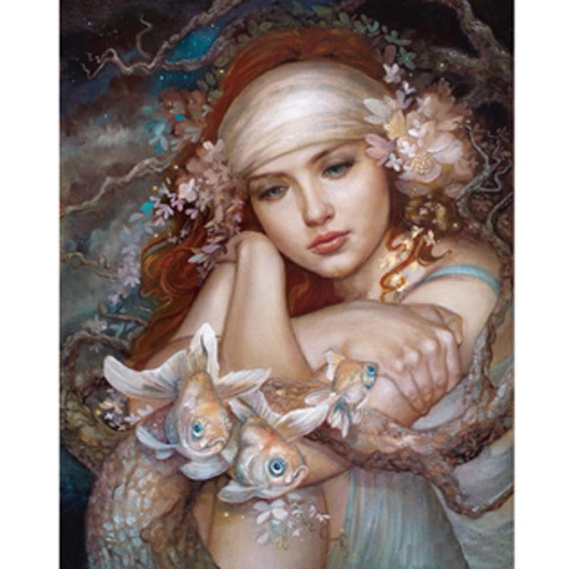 Diamond Embroidery Girl 5D Diy Diamond Painting Cross Stitch Kits Full Drill Embroidery Handicrafts 20X30CM