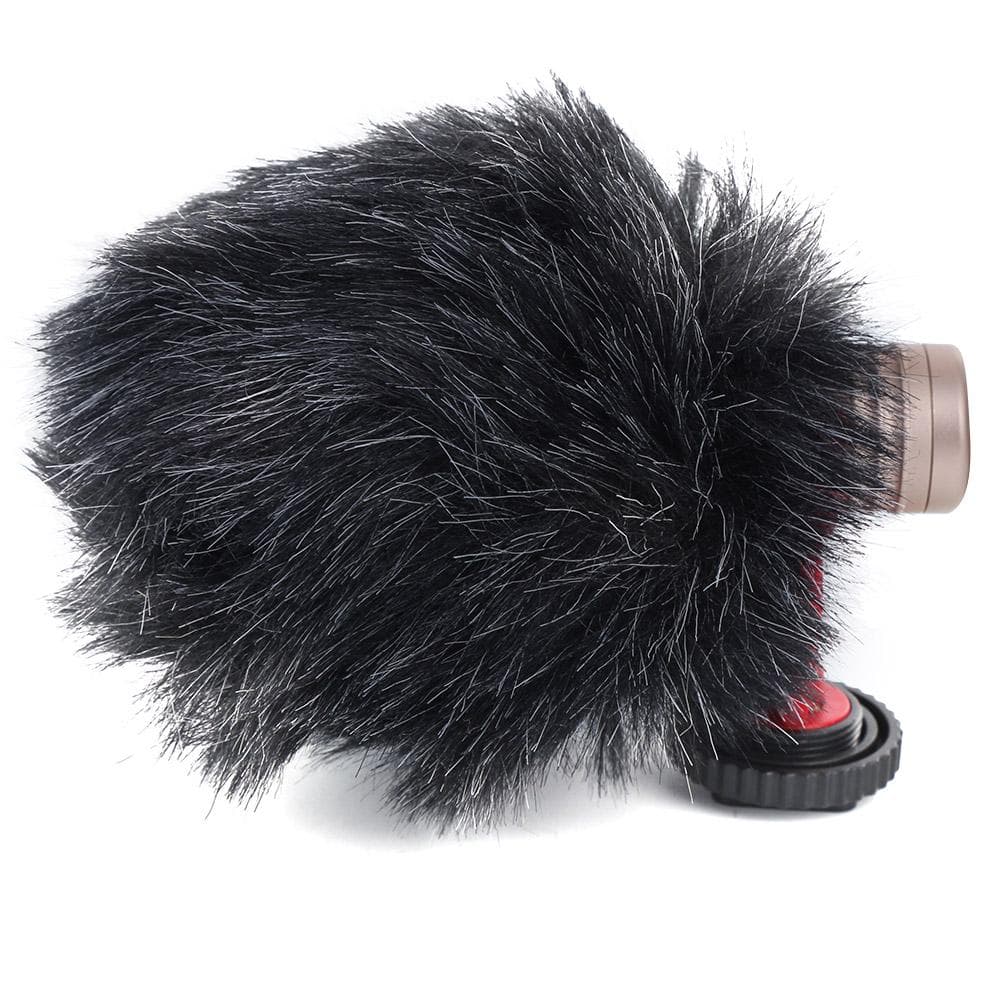 Mini Portable 3.5mm Condenser Microphone Phone Video Record Camera Interview Mic with MuffGold gold