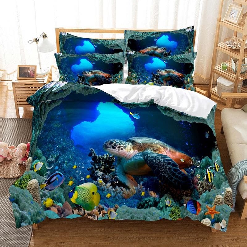 bedding set duvet cover set 3d bedding digital printing bed linen queen size bedding set fashion design EU single(135x200cm)