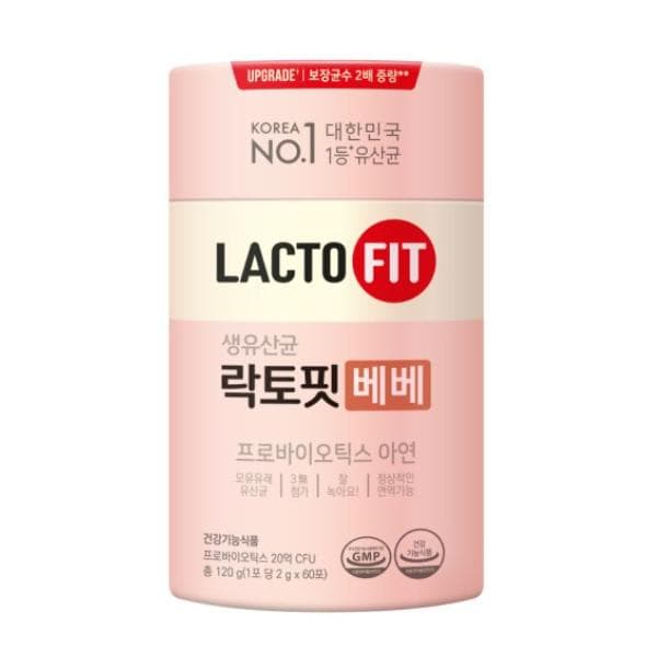 Chong Kun Dang Lacto-fit Probiotics (30Sticks / 50Sticks / 60Sticks) 17 Types #Bebe – 60Sticks (1Box)