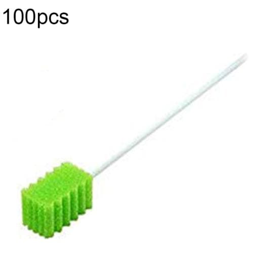 100/200Pcs Sponge Oral Swabs Odor Remover Cleaning Tongue Tartar Cleansing Stick 100pcs