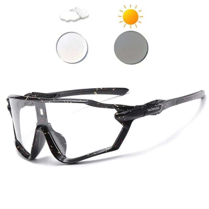 VAGHOZZ Photochromic Sunglasses UV400 for Men Women Baseball Cycling Outdoor Sports MTB Bike Goggles