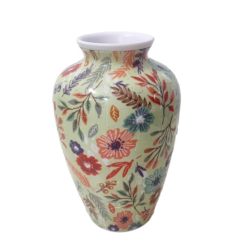 Waterproof 3D Puzzle Vase Creative Flower Arrangement Vase Flower Vase Jigsaw  Housewarming Gift Style L