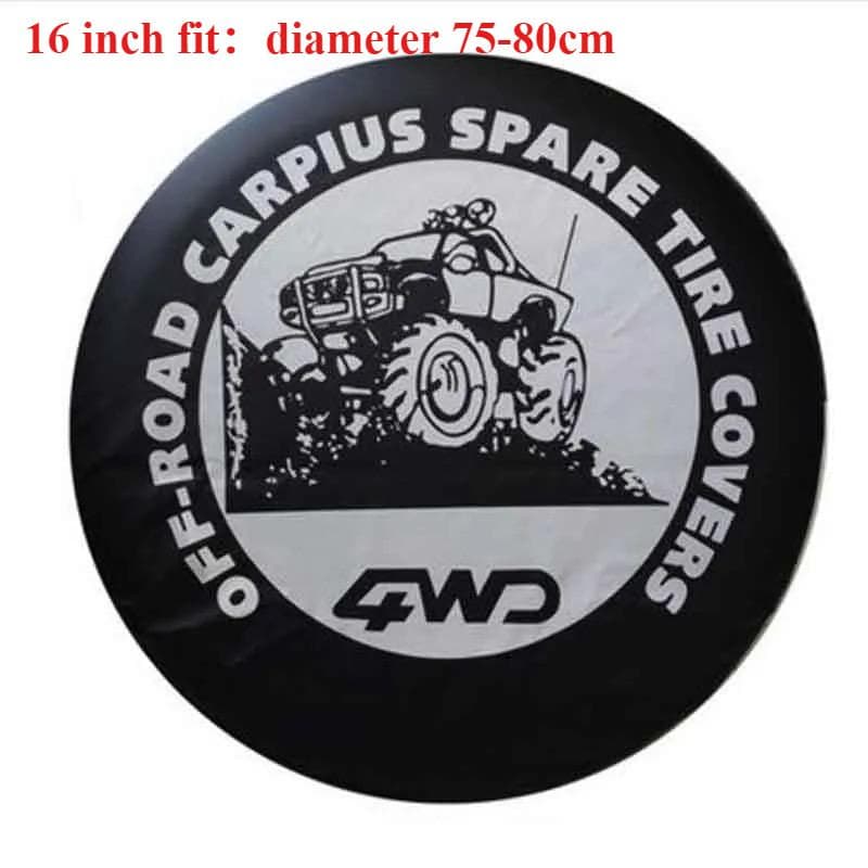 14 15 16 17 Inch 4WD 4x4 PVC Leather Spare Wheel Tire Cover Case Bag Pouch Protector car tyres 14 inch For Jeep Hummer