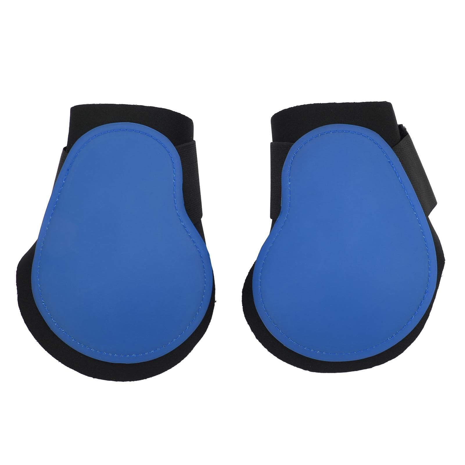 2pcs Horse Support Boots Adjustable Lightweight Horse Legs Guard for Riding EnthusiastsBlue Hind L