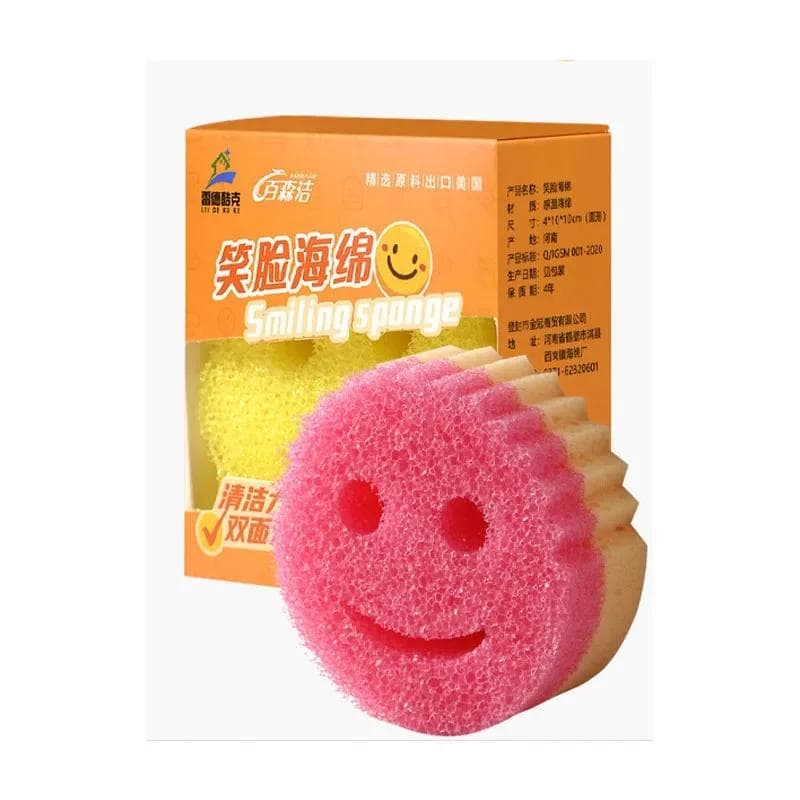 Two Side Dish Washing Sponge Kitchen Cleaning Strong Scouring Pad Miracle Sponge Household Kitchen Magic Cleaning Wipe Sponge L
