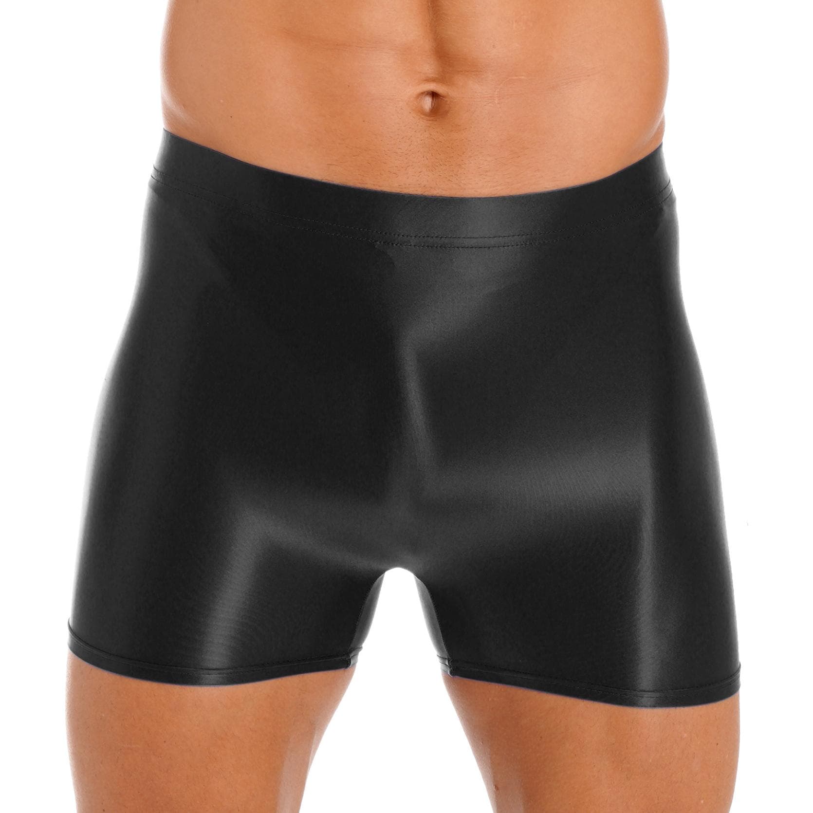 Mens Gym Running Shorts Workout Athletic Bodybuilding Fitness Shorts L black