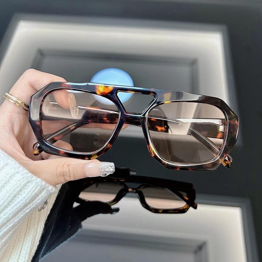 Fashion Square Sunglasses Women Vintage Designer Retro Mirror Shades Outdoor Luxury Sun Glasses Female Gafas De Sol Other
