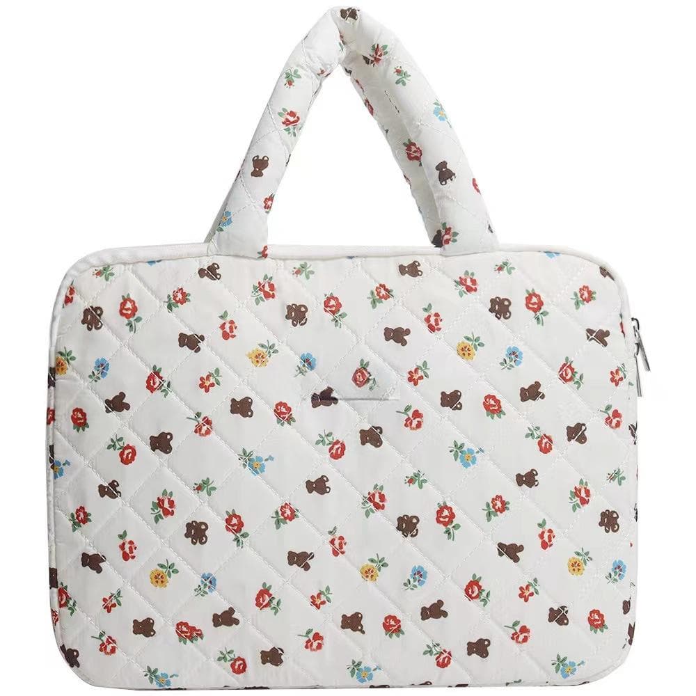 Girls High Sense Fashion Lightweight Niche Cotton Notebook Bag Cartoon Handbag