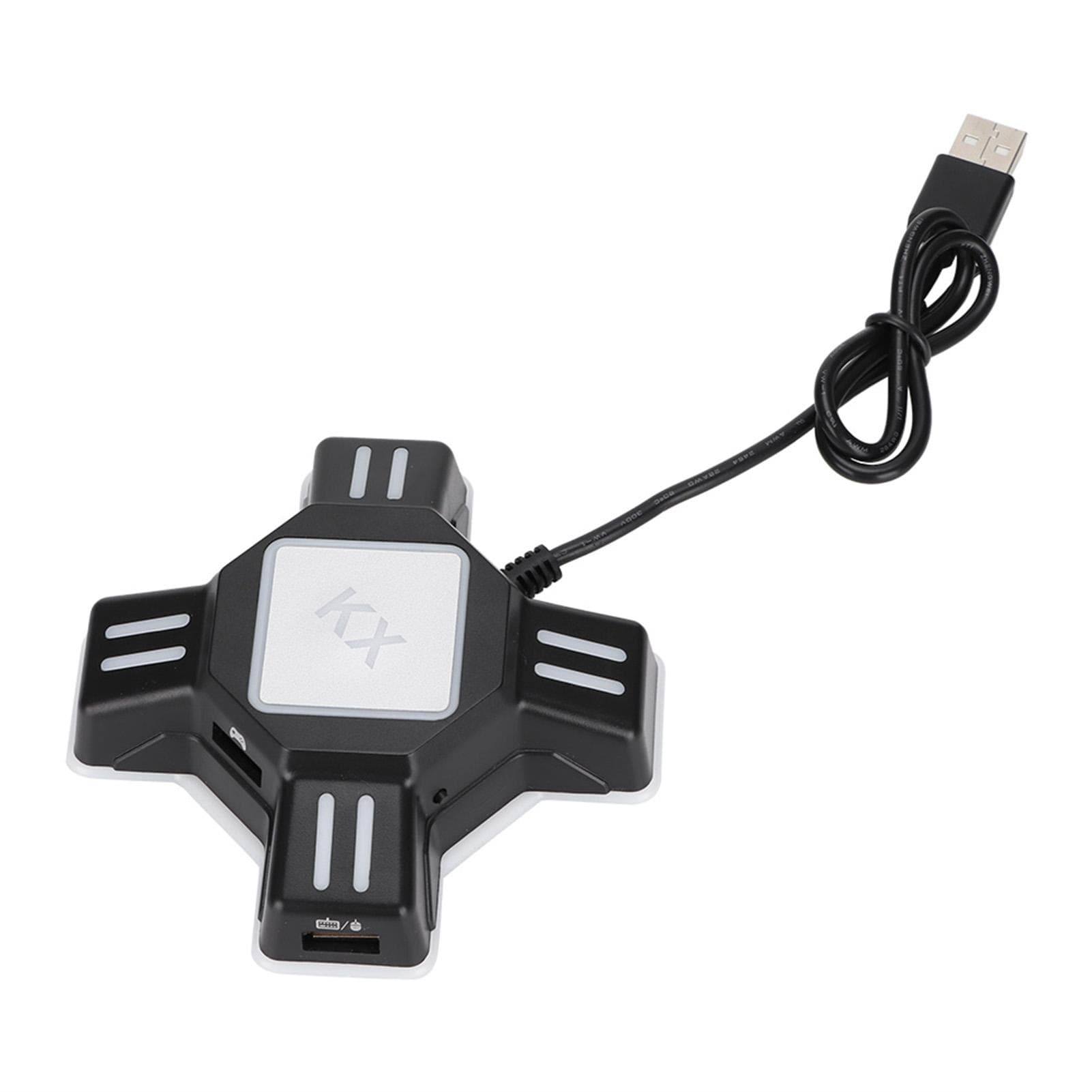Gamepad Converter Game Console to Keyboard Mouse Converter USB Keyboard Mouse Adapter white