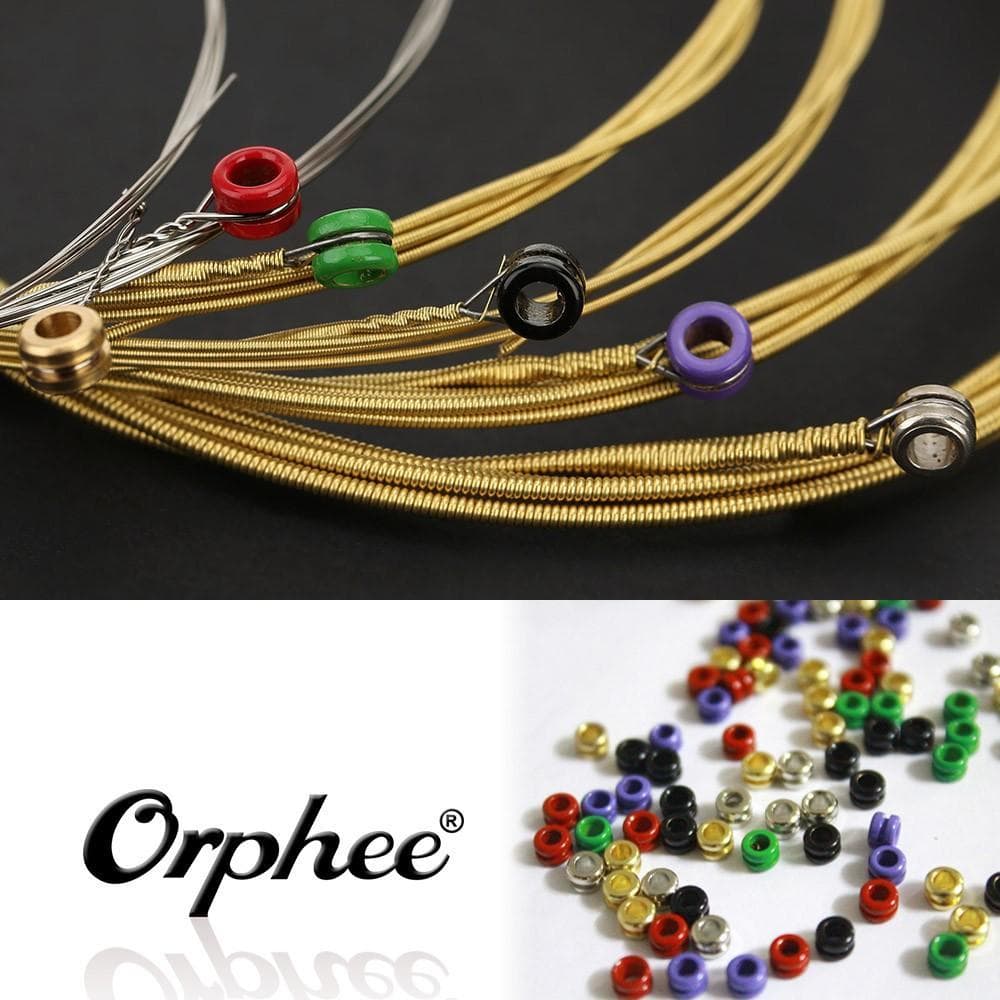 Orphee TX640 6pcs  Acoustic Folk Guitar String  Set (.012-.053) Phosphor Bronze Medium Tension