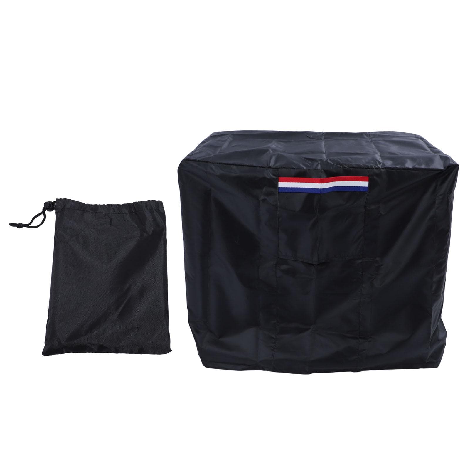 Fire Pit Cover Professional Rectangular 420D Silver Coated Waterproof UV Resistance Outdoor Fire