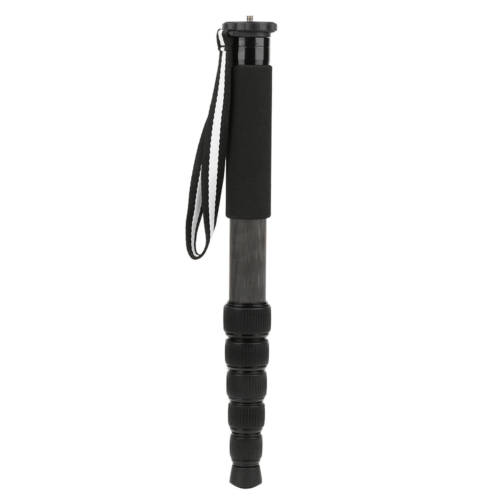 P306C Carbon Fiber Camera Monopod Stand Portable 6 Sections Camera Monopod Stand
