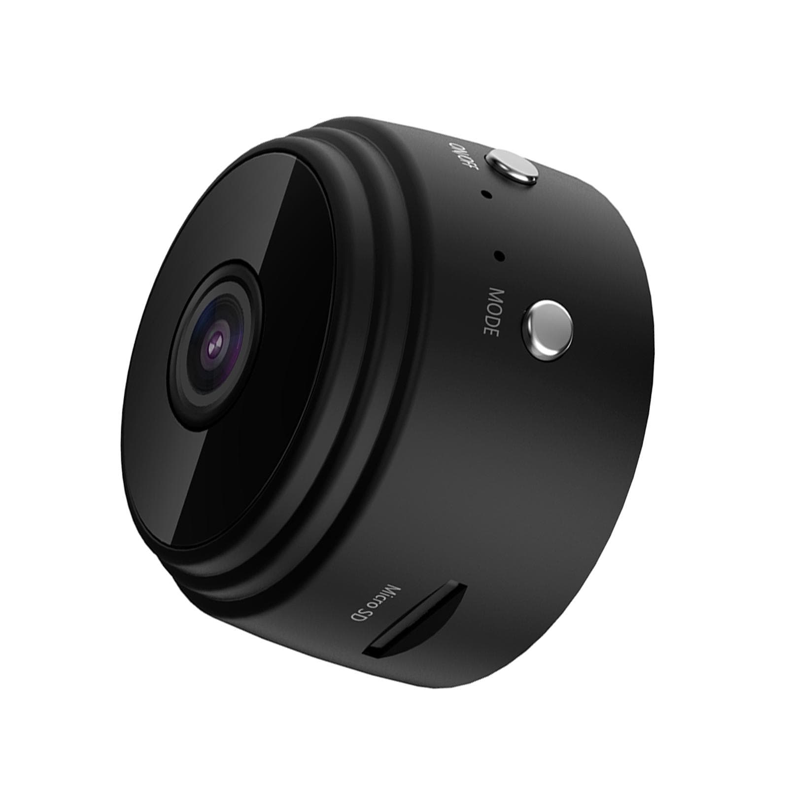 1080P WiFi Mini Camera Video Cam Camcorder 150 degrees Wide Angle IR Night Vision Motion Detection 128GB black