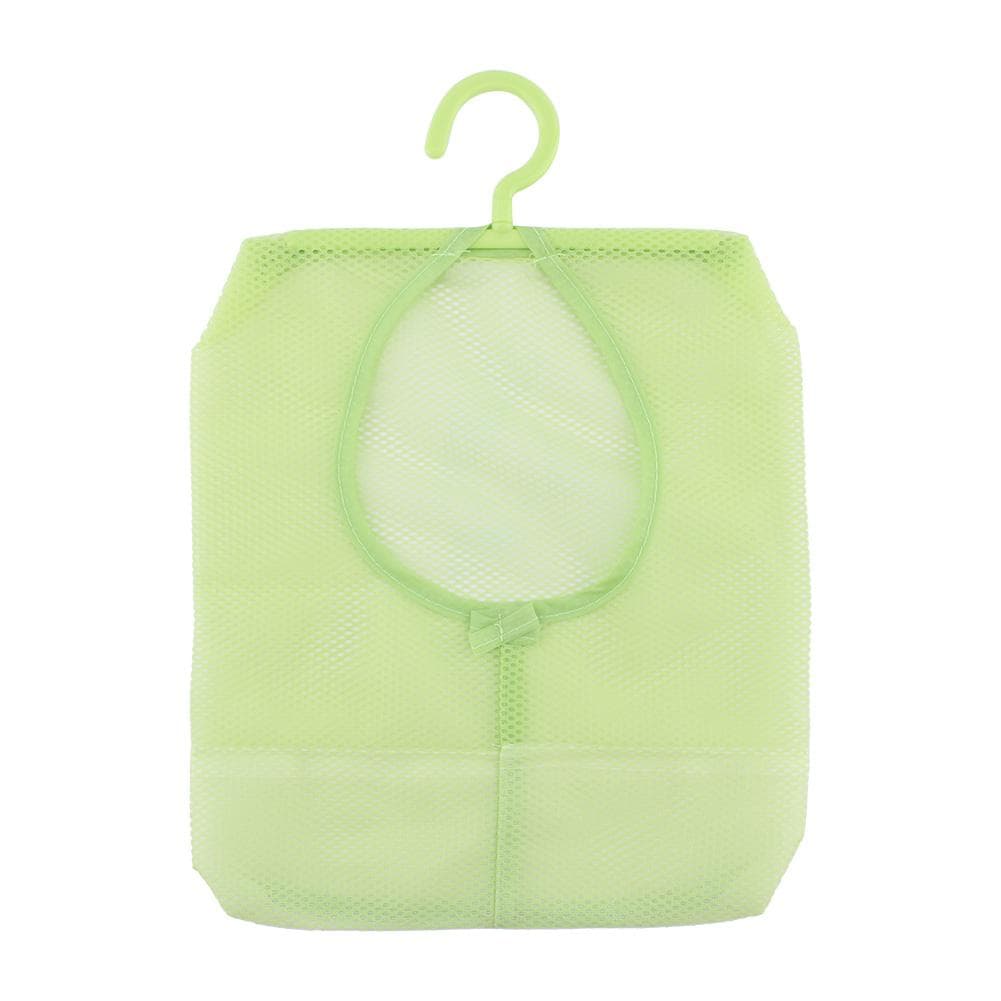 Kitchen Bathroom Hanging Storage Clothespin Mesh Bag Organizer Hanger Hook