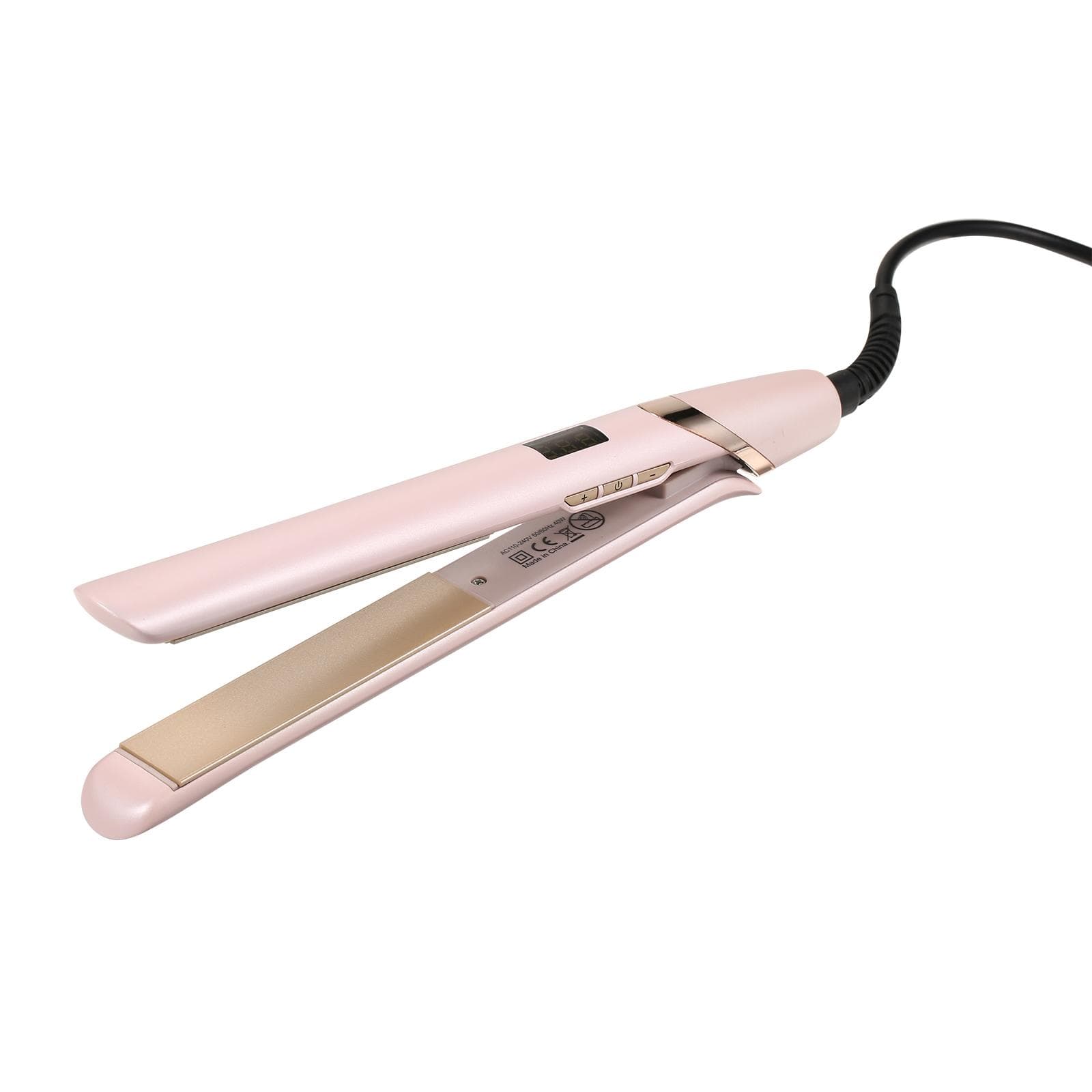 Hair Straightener and Curler Adjustable Temps Portable Hair Flat Iron Curling Styling Tool US Plug