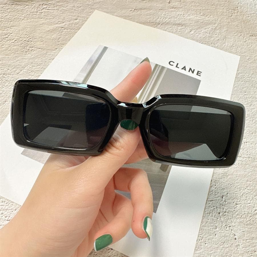 New Fashion Women Sunglasses Retro Square Anti UV Sun Glasses Luxury Brand Design UV400 Protection