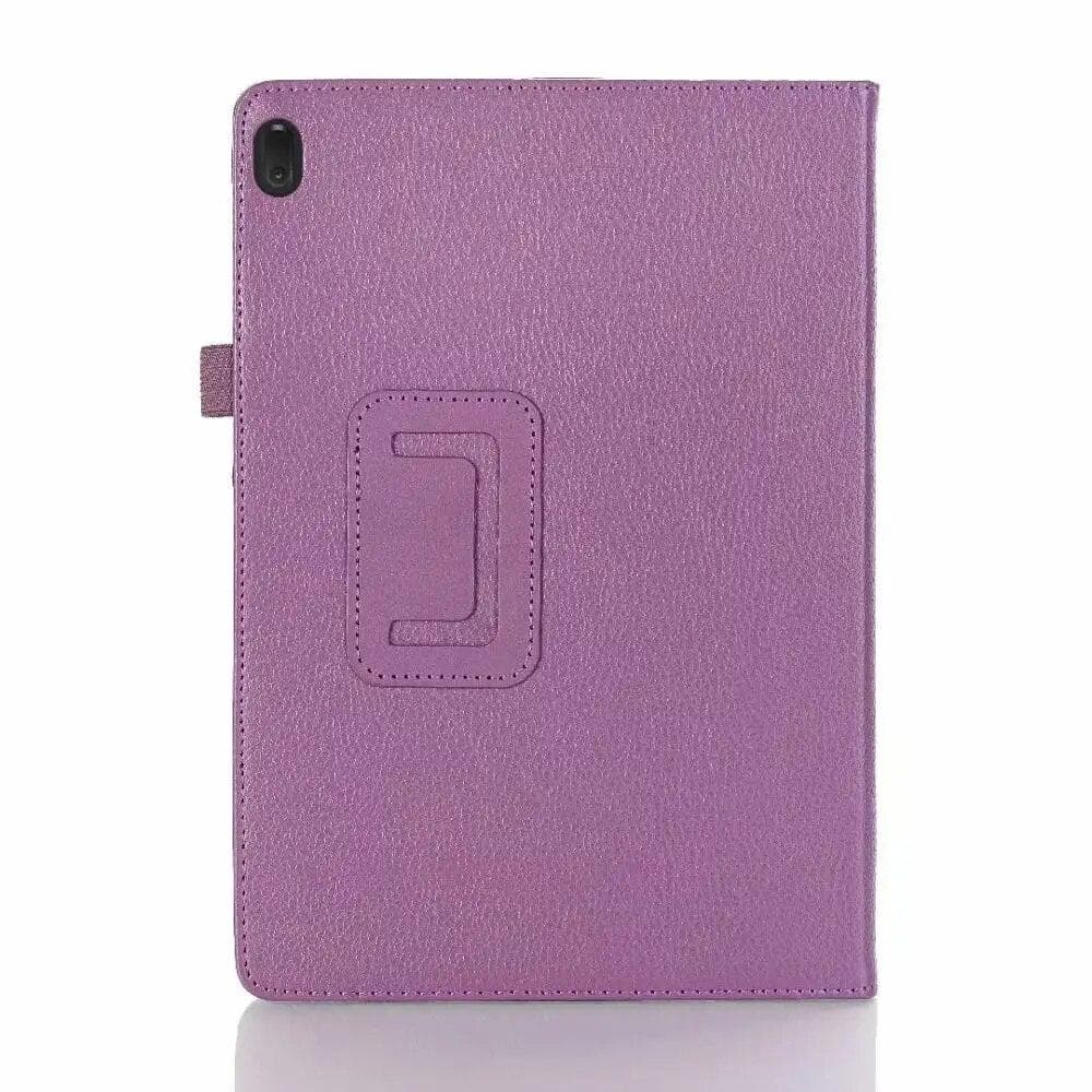 For Lenovo Tab E10 TB-X104F PU Leather 10.1 Inch Case Tablet Child Safety Anti-Fall Hockproof Shockproof Stand Cover purple