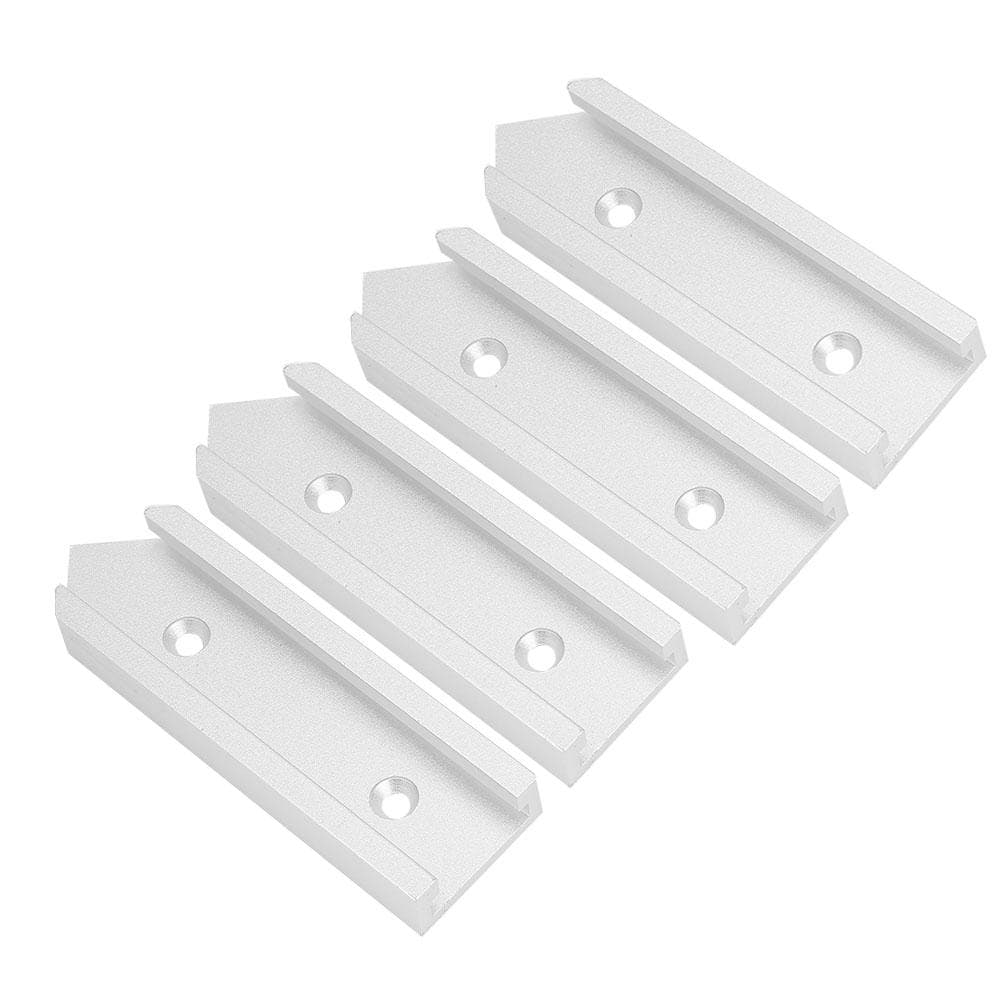 4 pcs t track Connector Miter Track Jig Fixture Slot Connector For Router Table