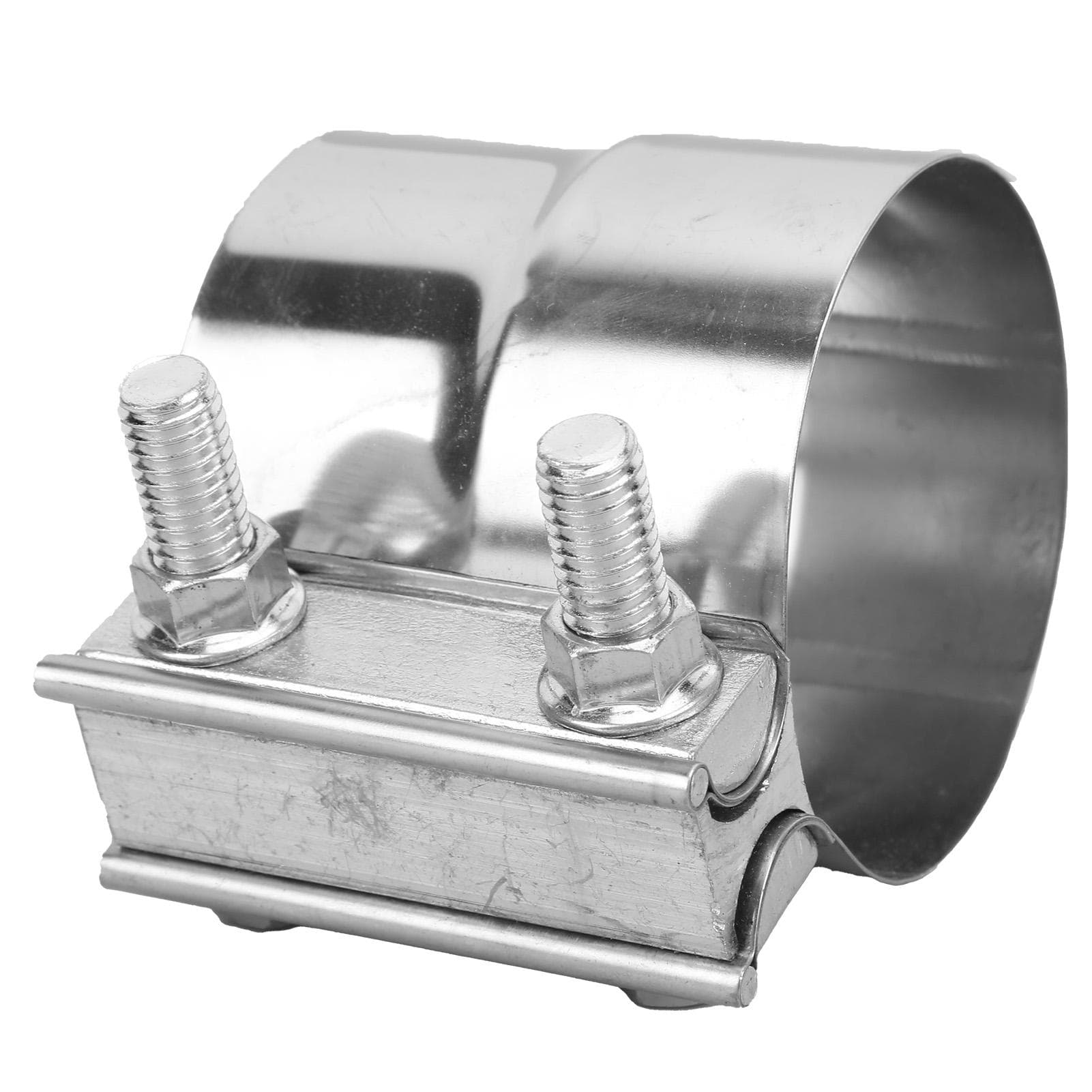 3in Exhaust Band Clamp Lap Joint Stainless Steel Coupler for Muffler Downpipe Header Manifold