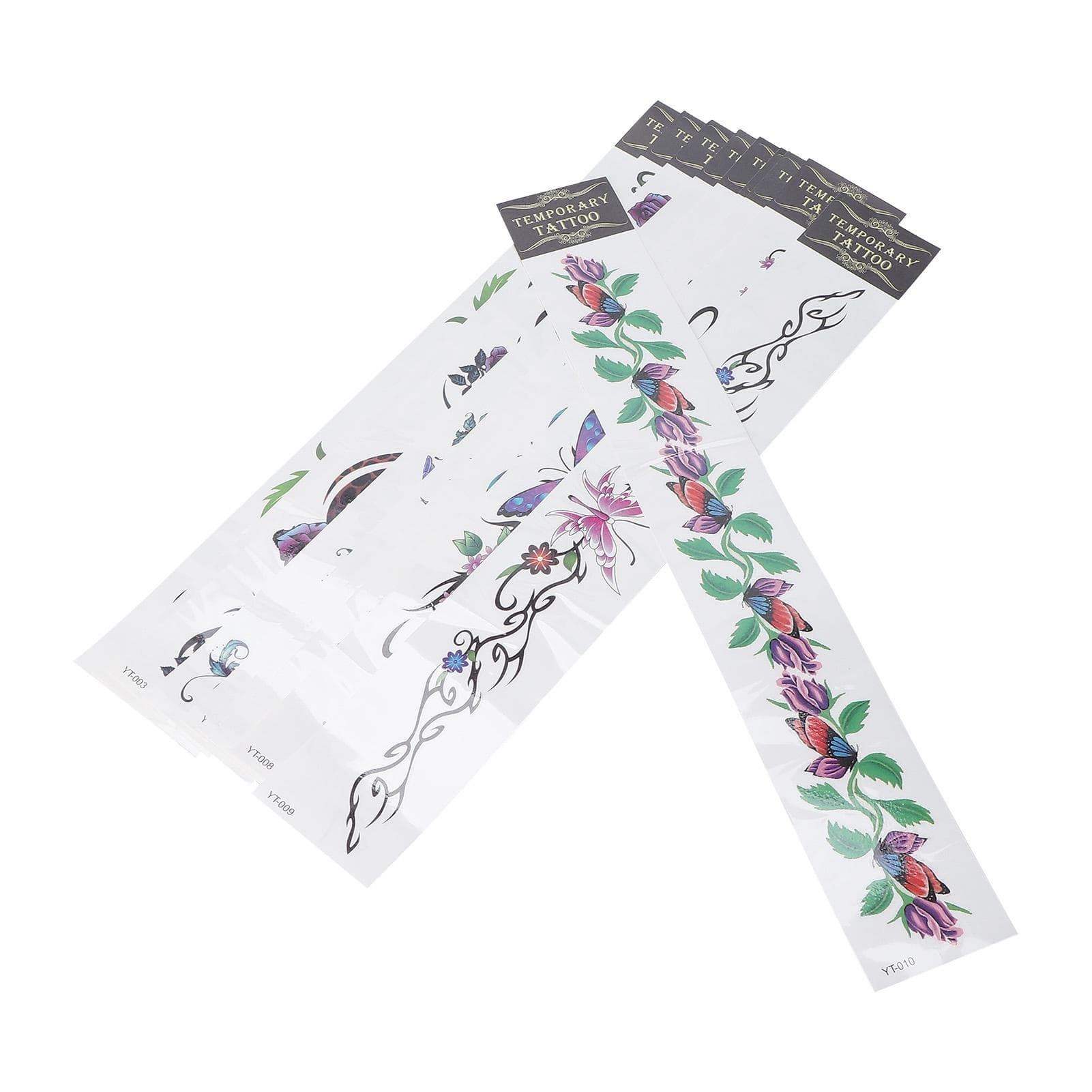 10pcs Temporary Tattoos Stickers Waist Belly Waterproof Tattoo Stickers for Women