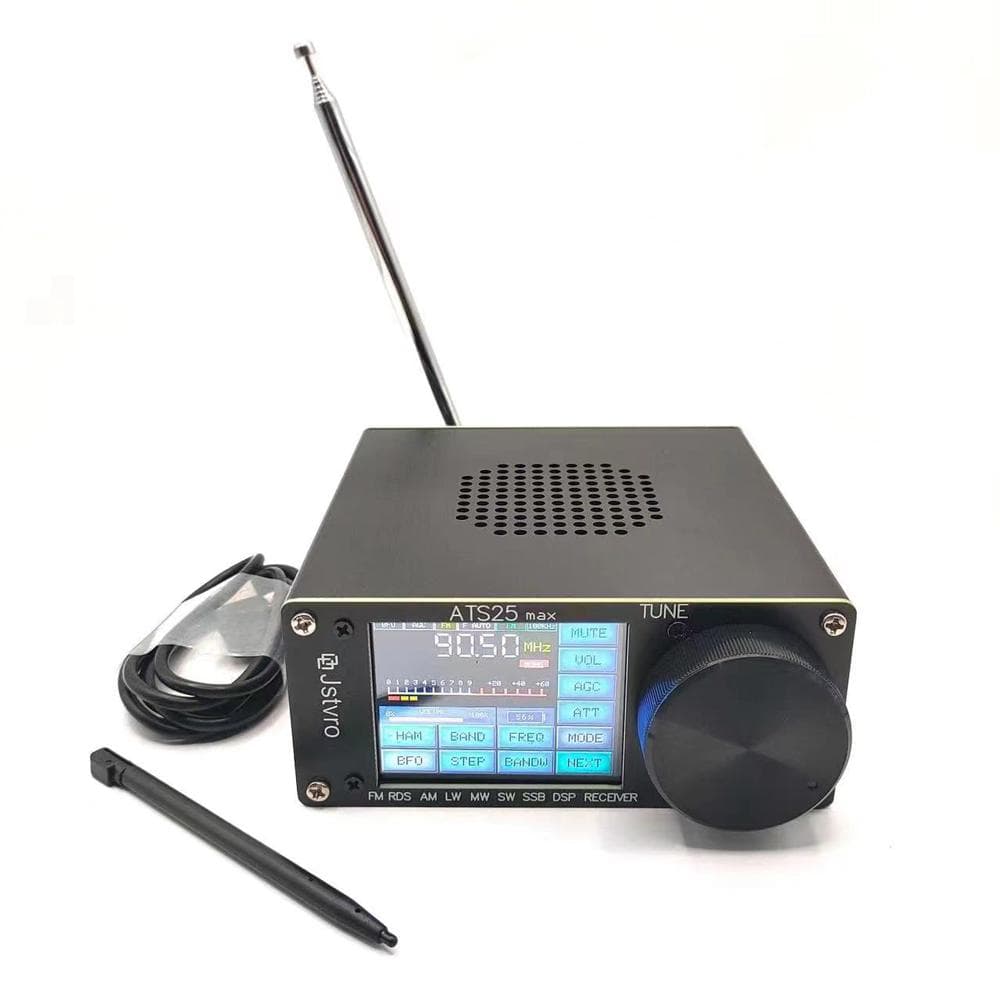 ATS-25 Max Portable Radios Receiver DSP Receiver Upgraded Si4732 Chip with 2.8-inch Color Touching multicolour