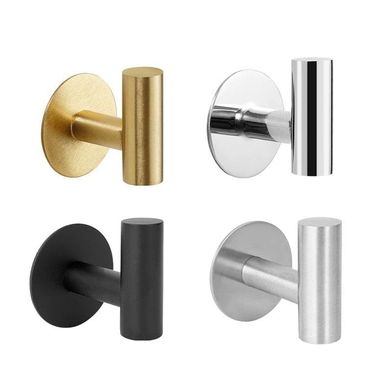 I wall 304 coat hook single hook bathroom towel clothes stainless steel coat hook metal hook gold