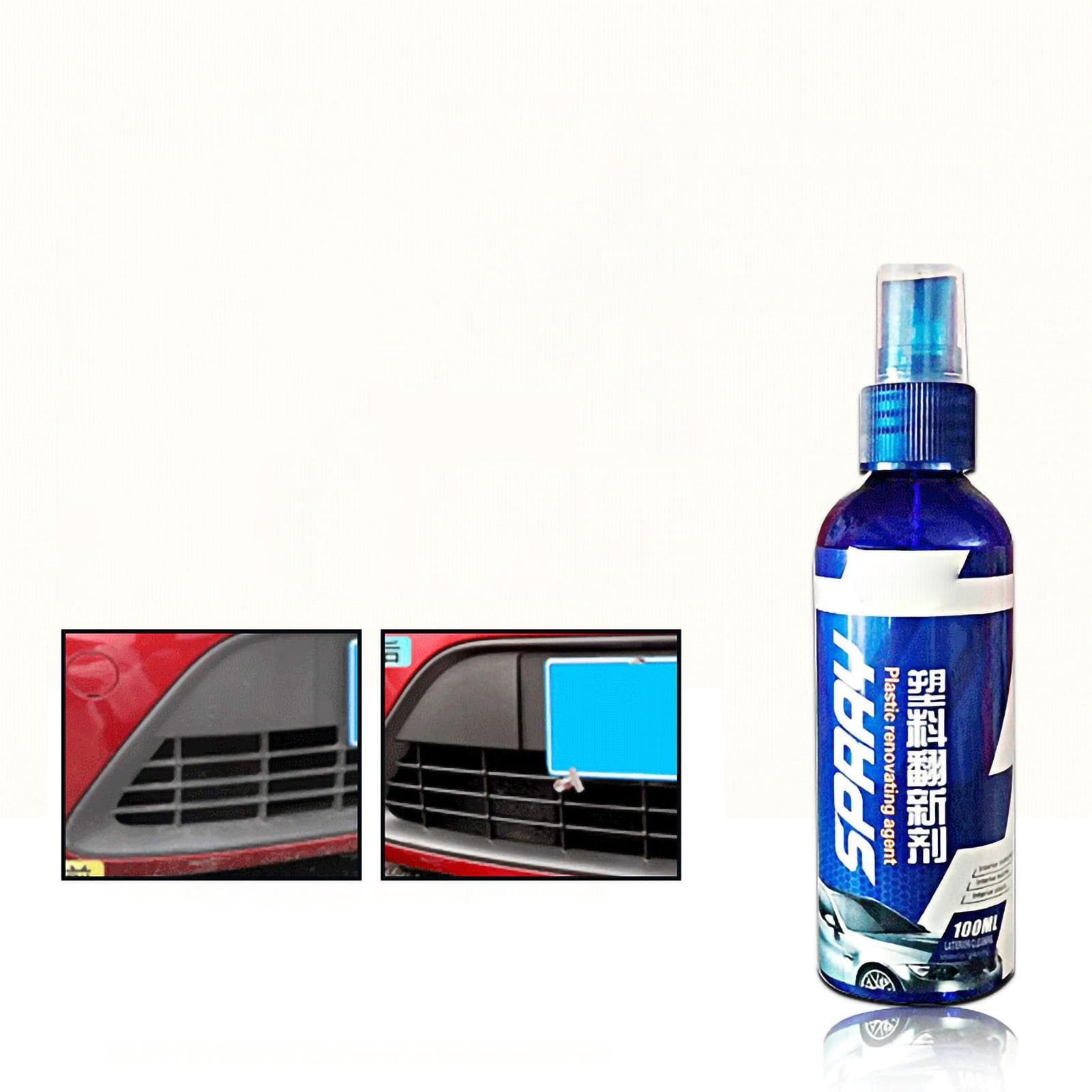 Car Dashboard Restoration Liquid Plastic Retreading Agent Spray for Door Panel Steering Wheel