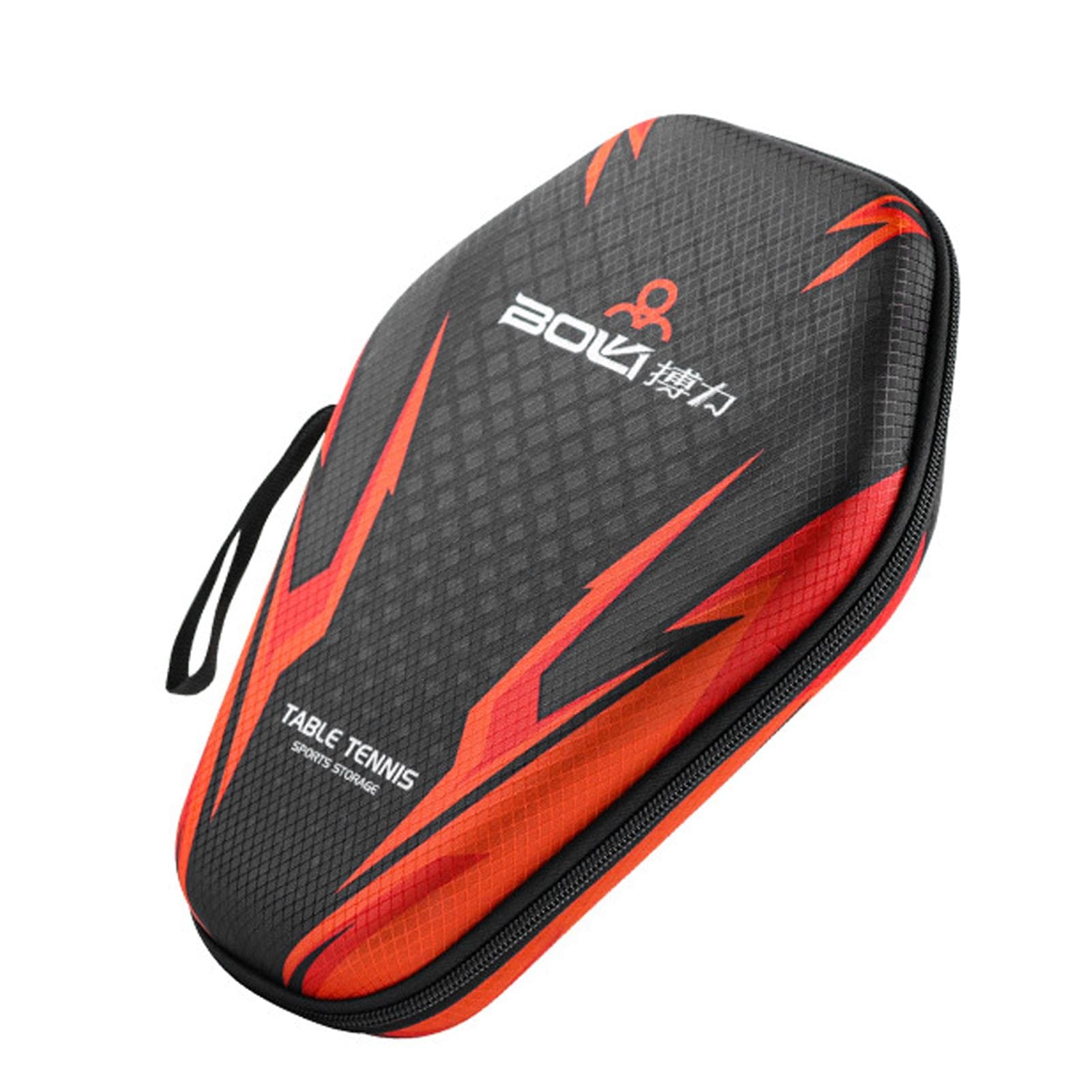 Waterproof Table Tennis Racket Bag EVA Ping Pong Paddle Hard Case Hexagonal Table Tennis Bat Cover Type B