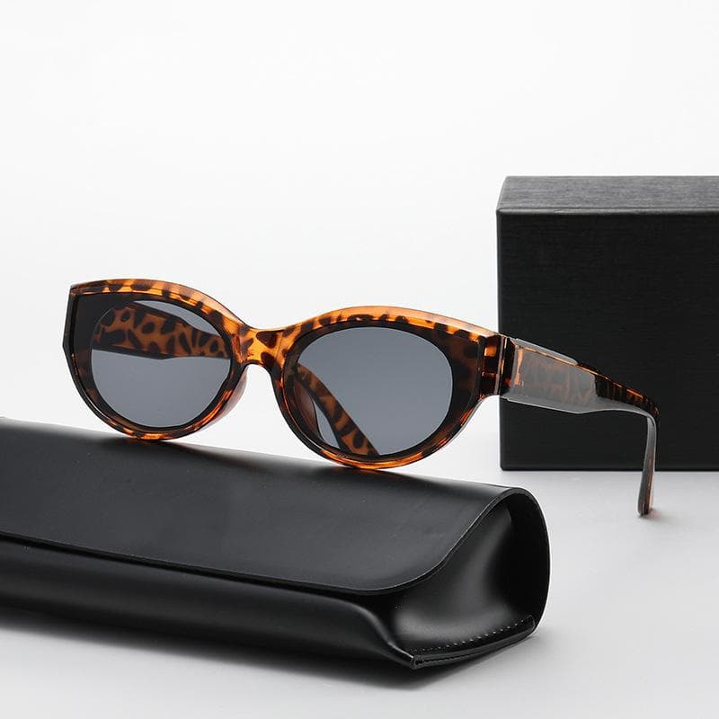 Square Sunglasses Unisex Retro UV Proof Oval Sun Glasses Punk Street Trend Cool Eyeglass Shades Fashion