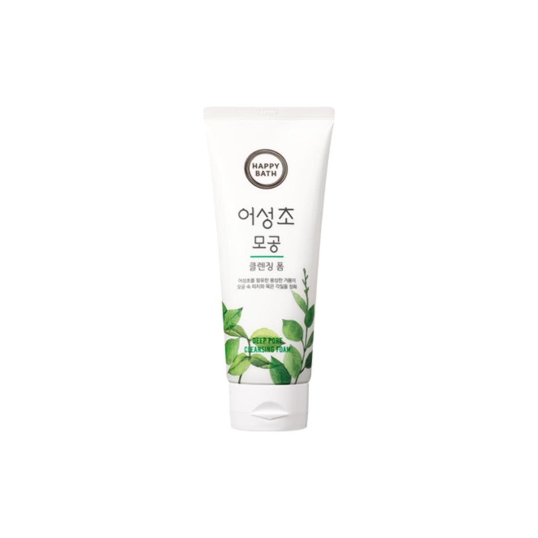 [Happy Bath] Charcoal, Rice Moisture, Houttuyniae Herbal Cleansing Foam 200g Houttuyniae Herbal 200g