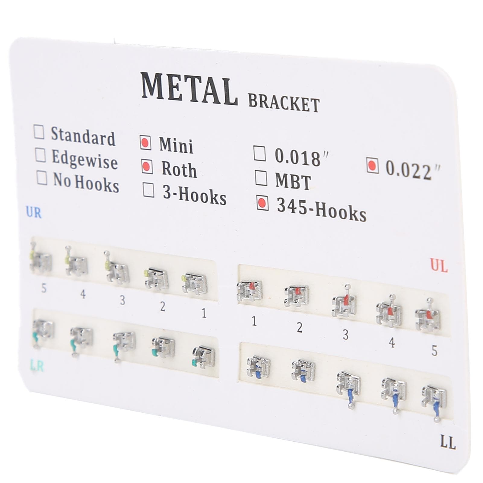 Orthodontic Treatment Brackets Braces Dental Orthodontic Stainless Steel Teeth Brackets