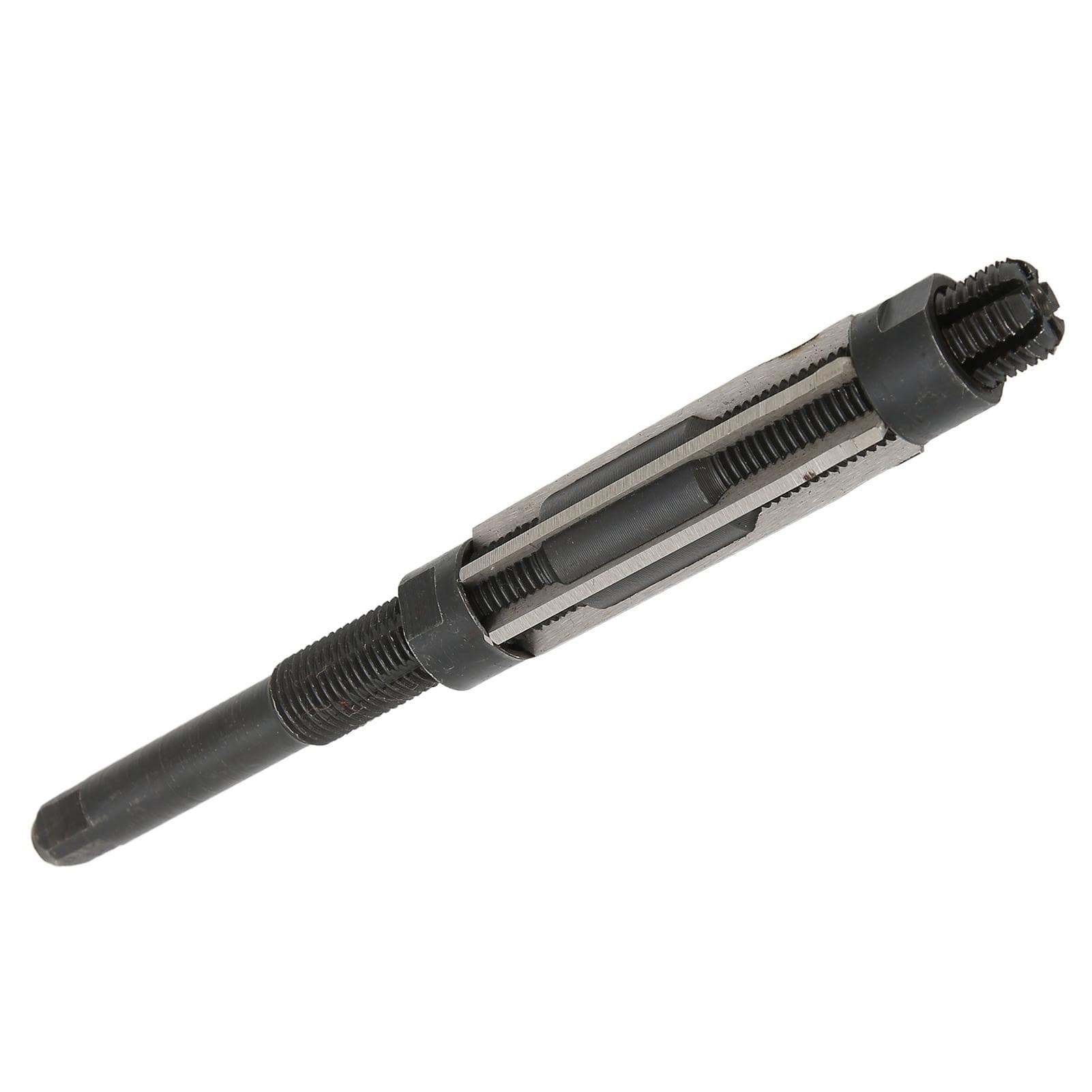 Adjustable Reamer Hand Chucking Tool 6 Flute 64mm Length 9SiCr 19?21mm Adjustment Range